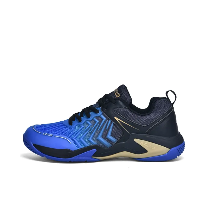 LEFUS Cushioned Slip-Resistant Abrasion-Resistant Breathable Low-Top Badminton Shoes Unisex-34