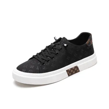 OCEANIA ROO Slip-Resistant Cushioning Wear-Resistant Low-Top Skateboard Shoes Men's Black