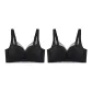 [2 Pack]Black+Black