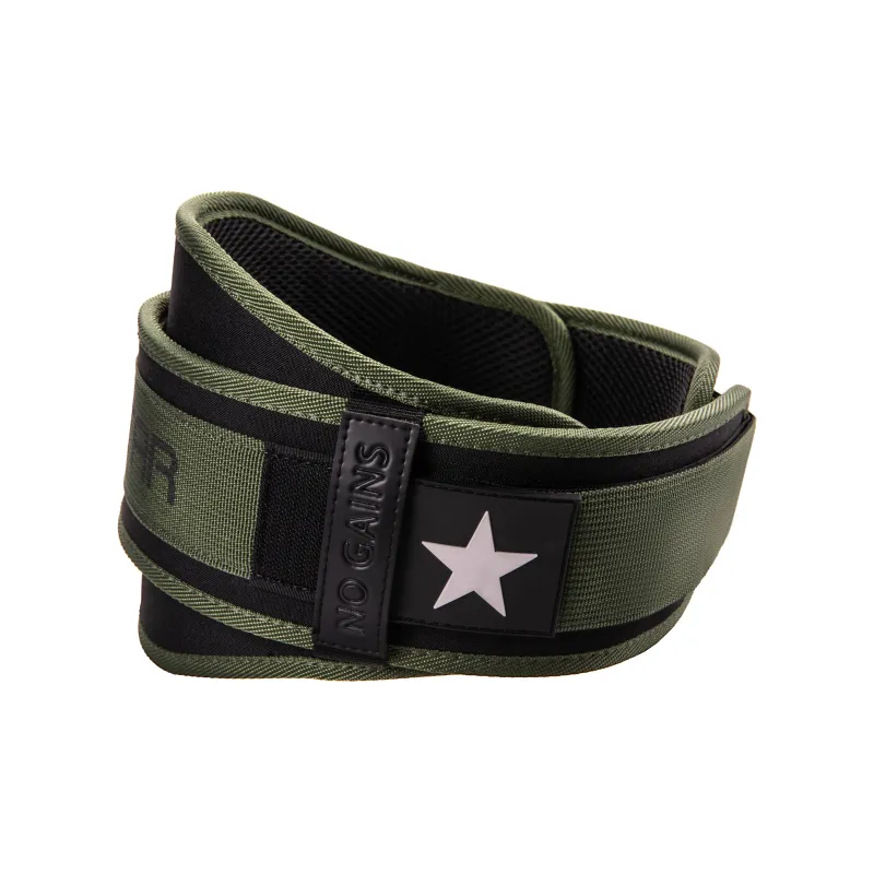 LARA STAR Back Support Braces Breathable Protective Compression Army Green Polyester Polypropylene Unisex-3