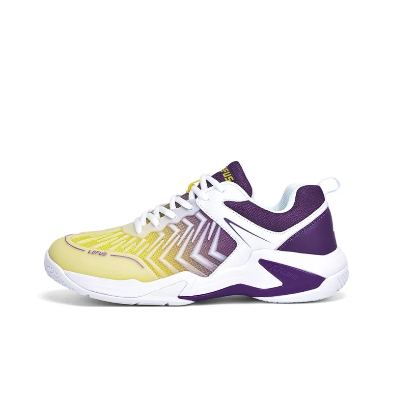 LEFUS Cushioned Slip-Resistant Abrasion-Resistant Breathable Low-Top Badminton Shoes Unisex-0