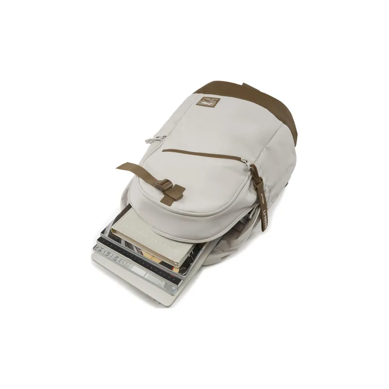 LiNing Polyester Backpack Unisex Oat Gray-5