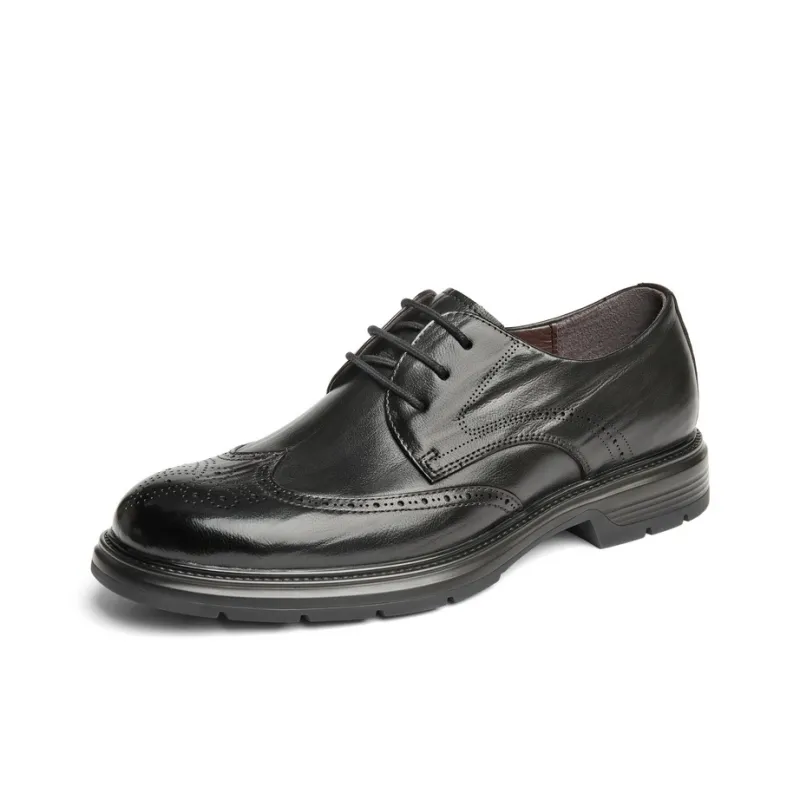 BELLE Dress Shoes Men's Black, Brown-6