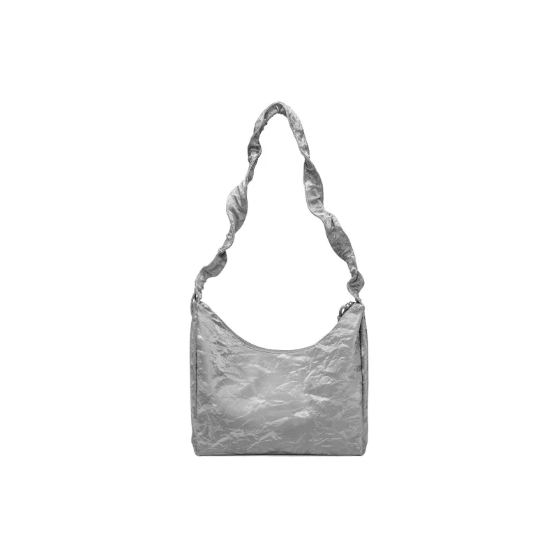 MEXICAN Polyurethane Shoulder Bag Women's Gray Blue/Light Pink/Silver Gray/Light Apricot-5