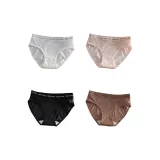 C Set-Cut-Out Satin-White+Pink+Black+Coffee (4 Pack)