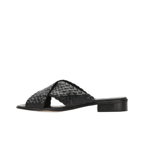 Sarah Chofakian Slide Slippers Women's Black