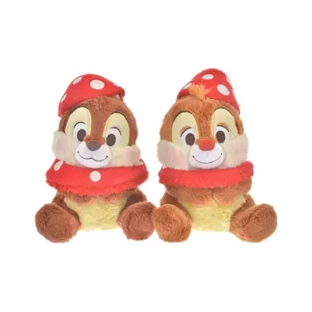 Disney Figure Print Mushroom Carnival Collection Dolls Plush Doll 18cm High