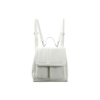 Gudair PU Leather Surface Backpack Backpack Large Size Women's White Black