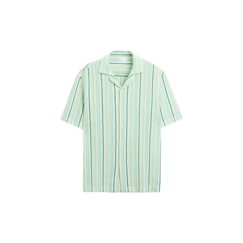 ZARA Shirts Men Green