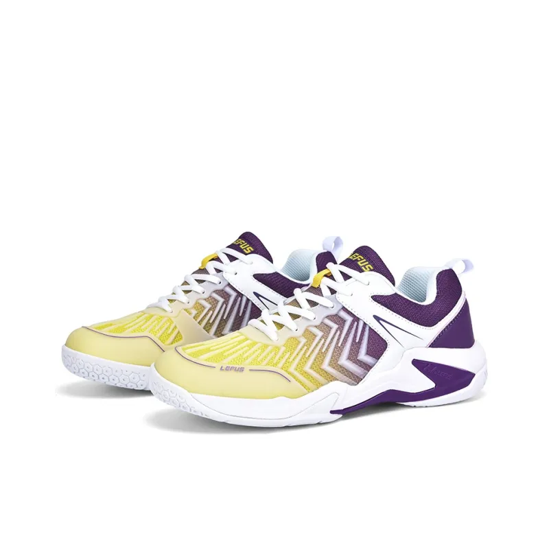 LEFUS Cushioned Slip-Resistant Abrasion-Resistant Breathable Low-Top Badminton Shoes Unisex-2