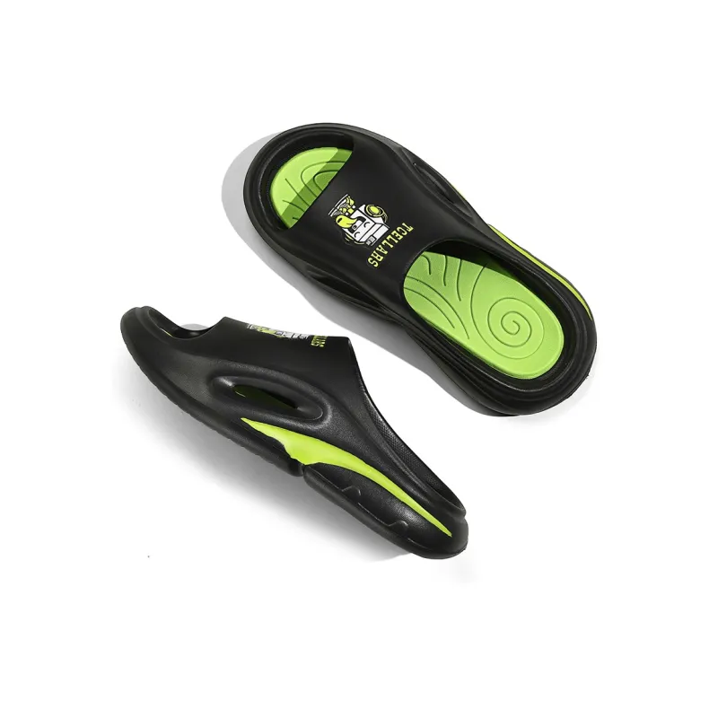 TCELLARS Graffiti Quiet Slip Resistant Odor Resistant Abrasion Resistant Quick Dry Antibacterial Slide Slippers Unisex-2
