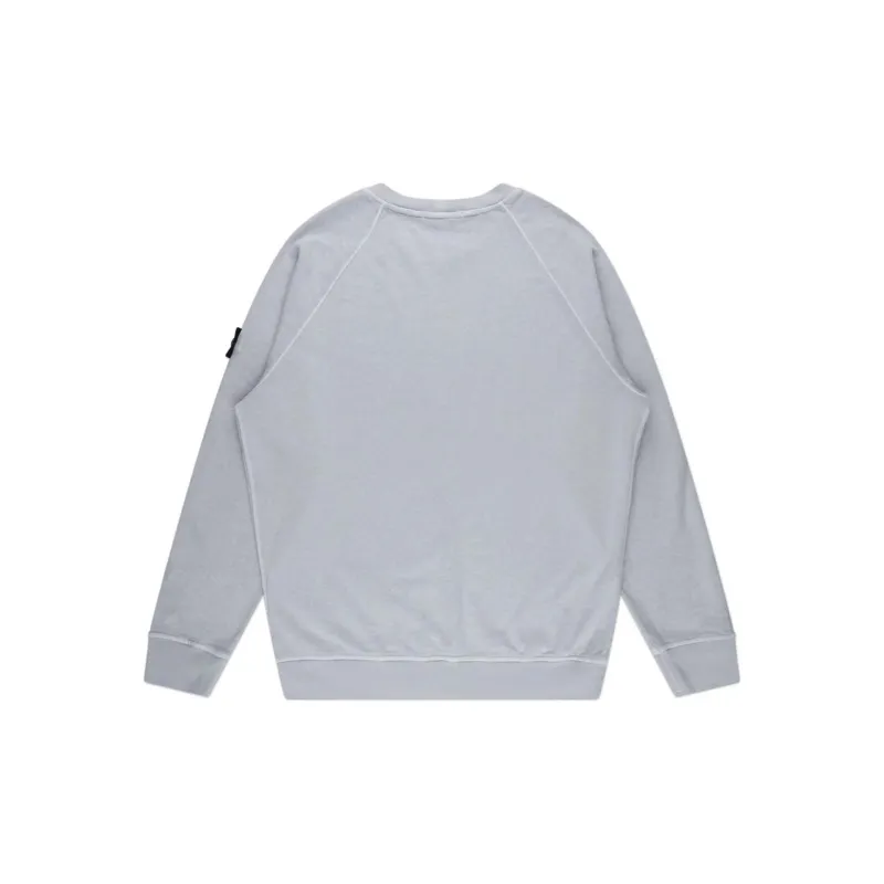 STONE ISLAND Logo Patch Crewneck Sweatshirt-1