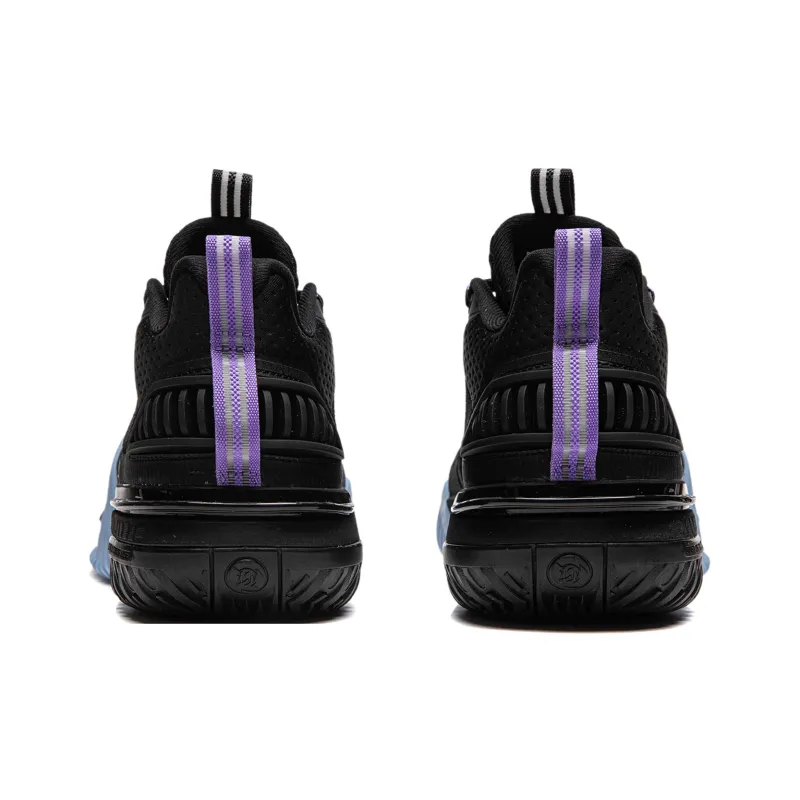 LiNing Storm 2024 Cushioning Breathable Lightweight Rebound Low Top Basketball Shoes Men's Black-5