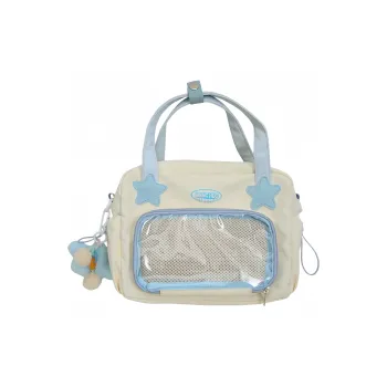 BALANG Polyester-Cotton Blend Crossbody Bags Handbags Women's ÍTica White Black Pink Yellow Green Blue