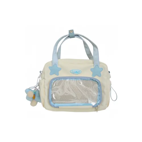 BALANG Polyester-Cotton Blend Crossbody Bags Handbags Women's ÍTica White Black Pink Yellow Green Blue