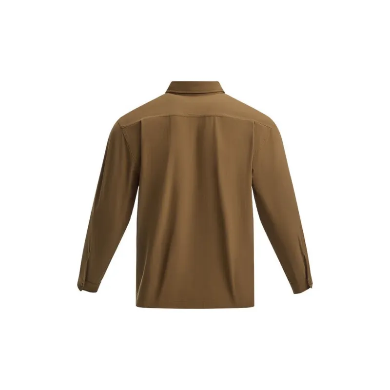 Under Armour Shirts Men Brown-1