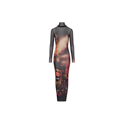 Jean Paul Gaultier Long-Sleeved Dresses Women's Multicolor