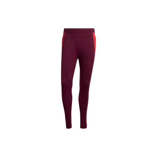 Adidas As Roma Tiro 24 Competition Training Pants Soccer Bottoms Men's Dark Red