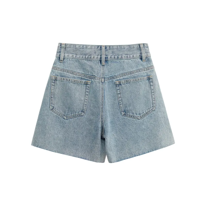 AMII Denim Shorts Women's Denim Blue-1