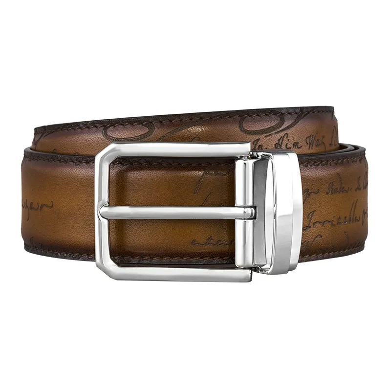 MR'GUFA Leather Belts Men-11