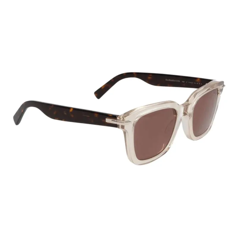 DIOR Acetate Square Sunglasses Unisex Transparent-2