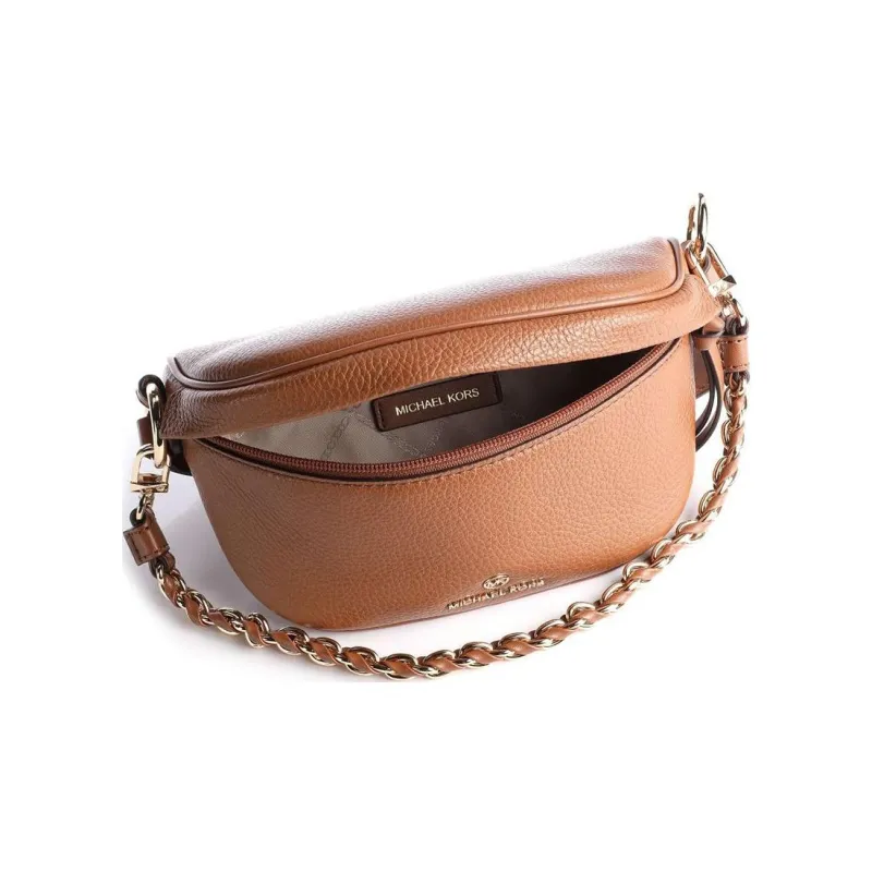 MICHAEL KORS Cow Leather Fanny Pack Medium Size Women's Brown-4
