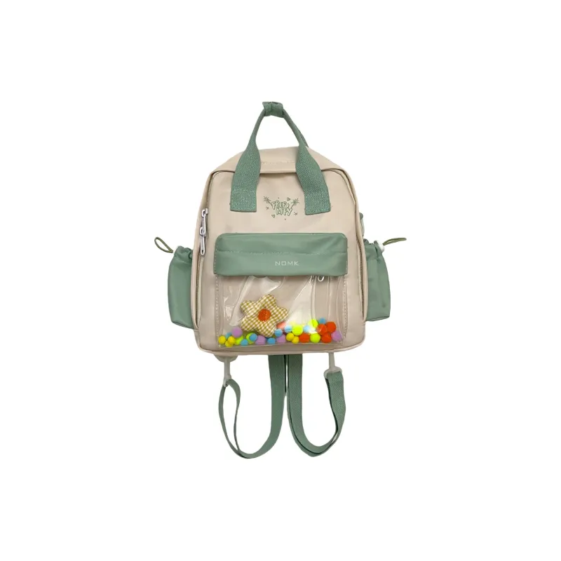 NOMK Nylon Backpack Handbag Women's Purple/Blue/Black/Yellow/Green-12