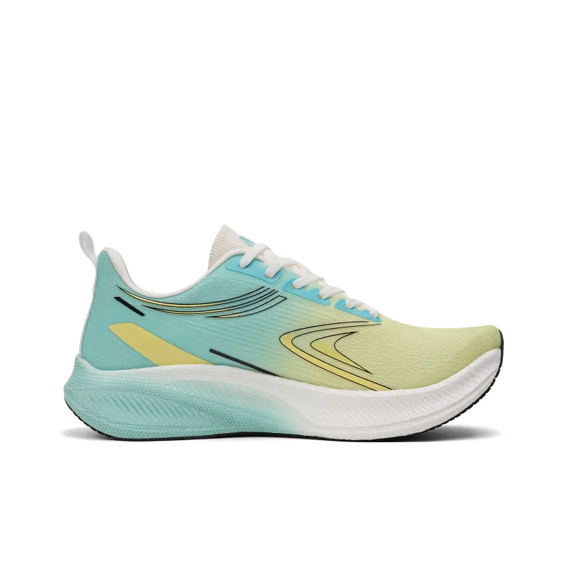 IWZI Low-Top Running Shoes Unisex Fluorescent Moon Green-1