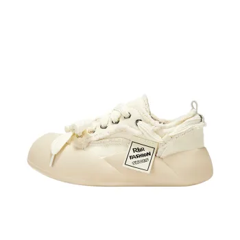 KARLIE KELLER Lightweight And Breathable Low Top Canvas Shoes Women's Beige