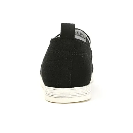 Old Meihua Casual Shoes Men Low Top Black/Green-3