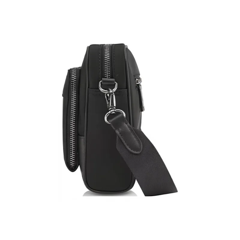 SAMSONITE Nylon Square Bag, Shoulder Bag, Crossbody Bag Regular Men's Black-2