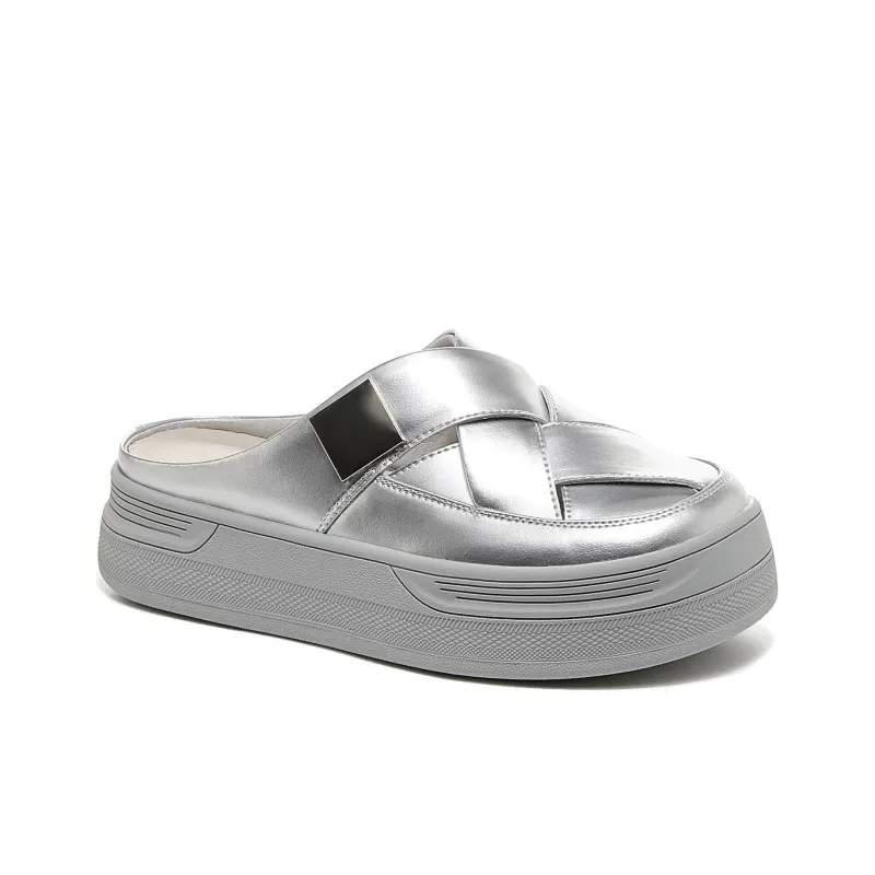 DAPHNE Rubber Sole Slip Resistant Wrap toe Slippers Women's-5