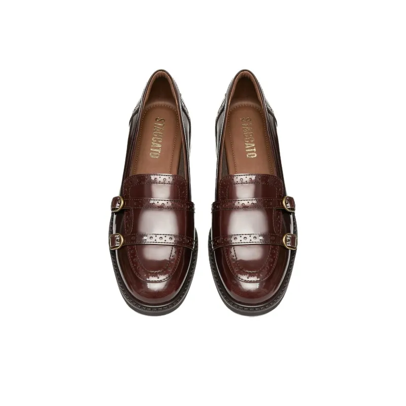 Staccato Round Dance Sweetheart Shiny Loafers Women's-2
