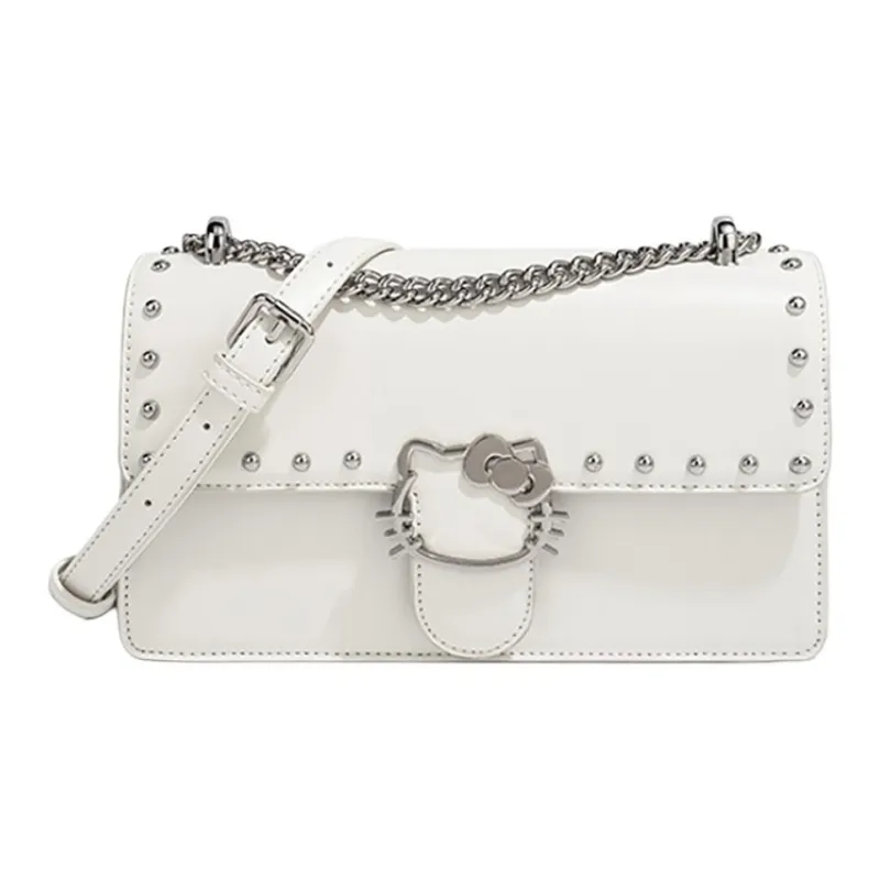 Sanrio Hello Kitty PU Crossbody Bag Shoulder Bag Regular Women's Black/Milk Tea/Ecru-13