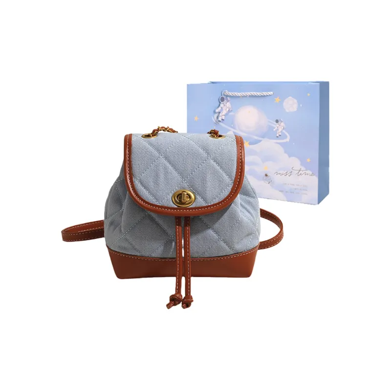 Duoluplo Doron Paul Denim Backpack Regular Women's Multicolor-6