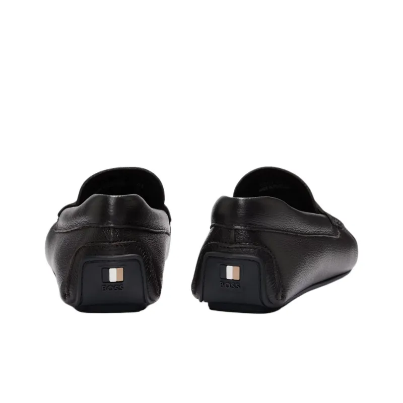 HUGO BOSS Driver Loafers Men's Dark Brown-3
