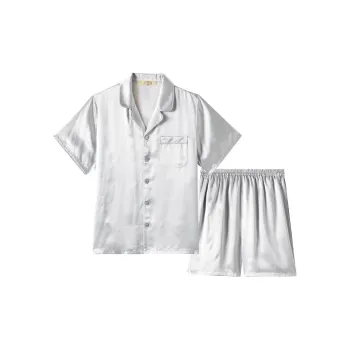 MB Pajama Set Men's Oyster Mushroom Ash
