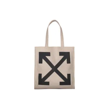 OFF WHITE Quote 40 Shopper Black/Beige