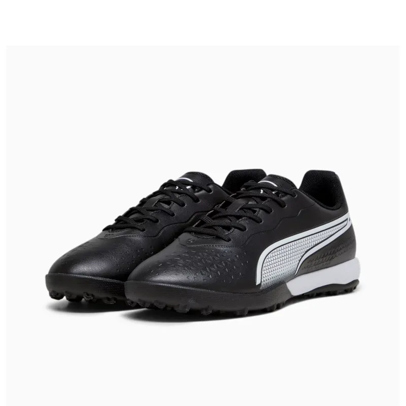 PUMA King Anti Slip Wear Resistant Soccer Shoes Men's Black-2