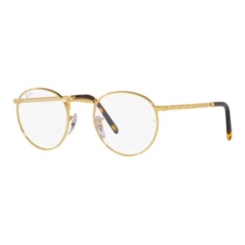 RayBan Metal Oval Eyeglass Frames Unisex Gold