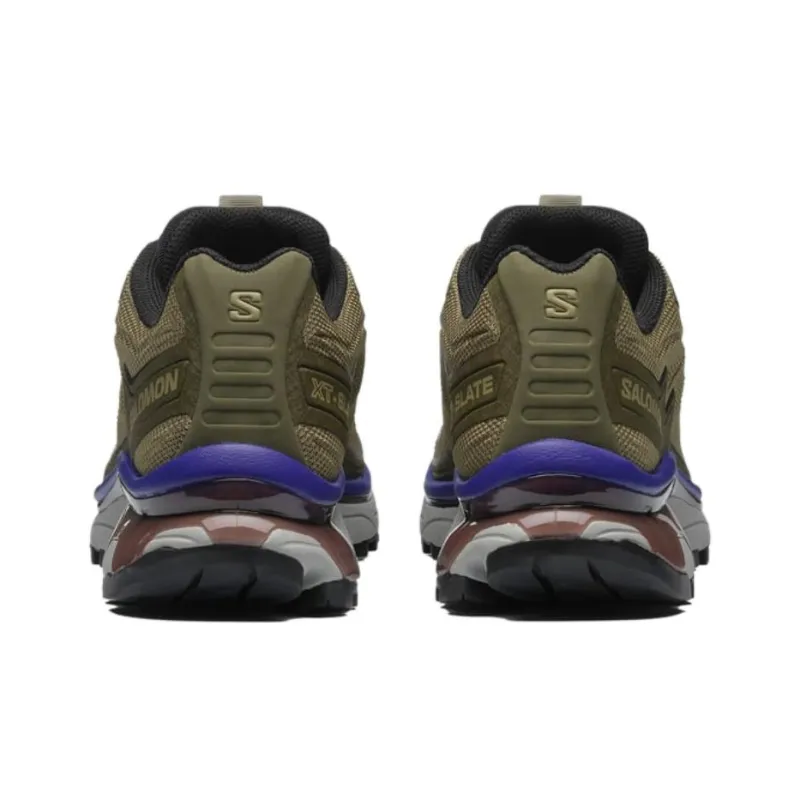 SALOMON XT-SLATE Cushioned Wear-Resistant Slip-Resistant Low-Top Running Shoes Unisex Orchid Green-4