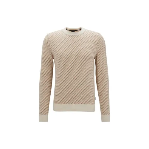 HUGO BOSS Sweaters Men Off White