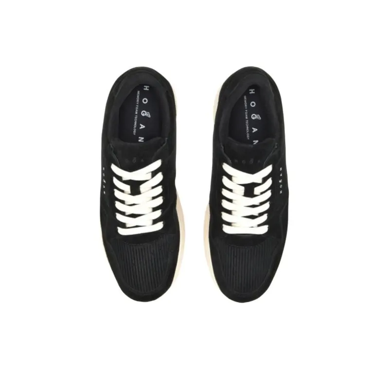 HOGAN Skyscraper Low Top Skateboard Shoes Women's Black-4