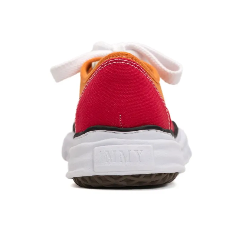 MIHARA YASUHIRO Baker Anti Slip Wear Resistant Low Top Skateboard Shoes Unisex Red Orange-3
