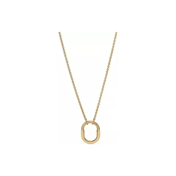 TIFFANY & CO. Lock 18K Gold Necklaces Women's Gold