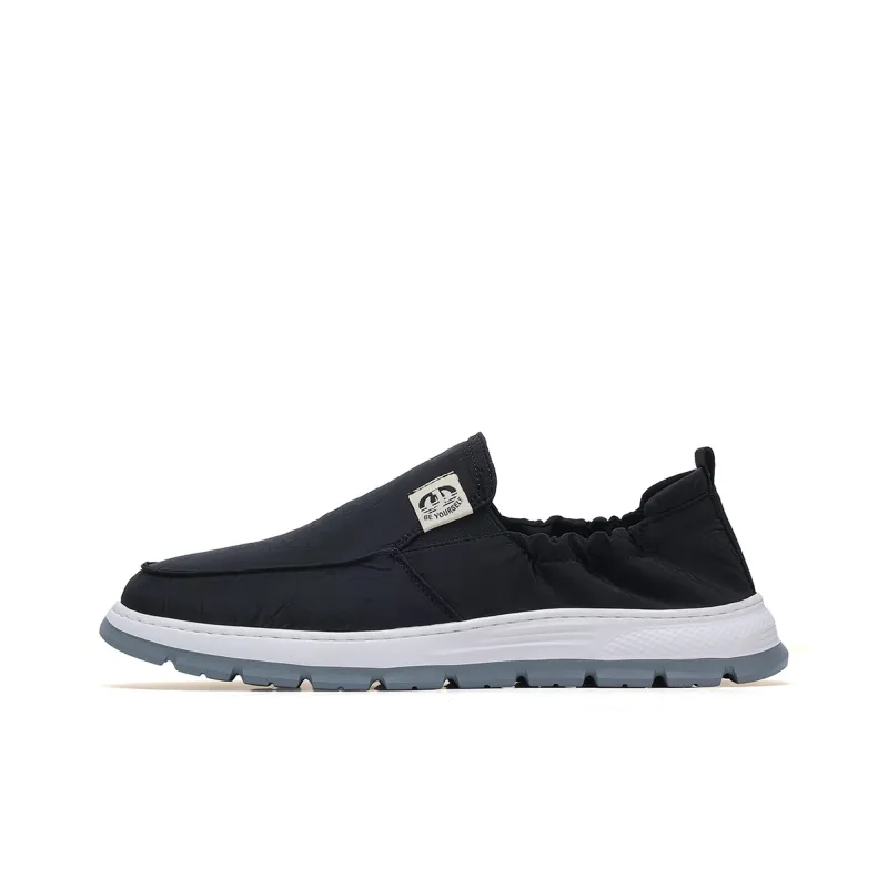 JOSINY Canvas Shoes Men Low Top Black-0