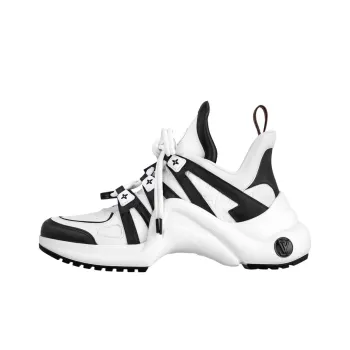 LOUIS VUITTON Archlight Low-Top Casual Shoes 5cm Women's White Black