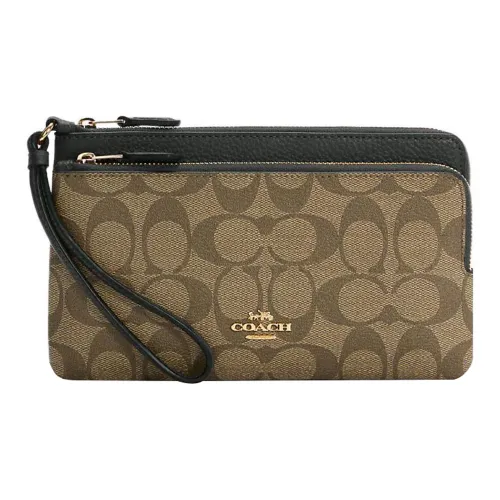 COACH Double Zip Wallet Clutches