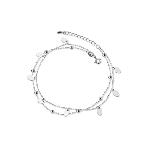 MAGICPOLE 925 Sterling Silver Anklets Women's Silver