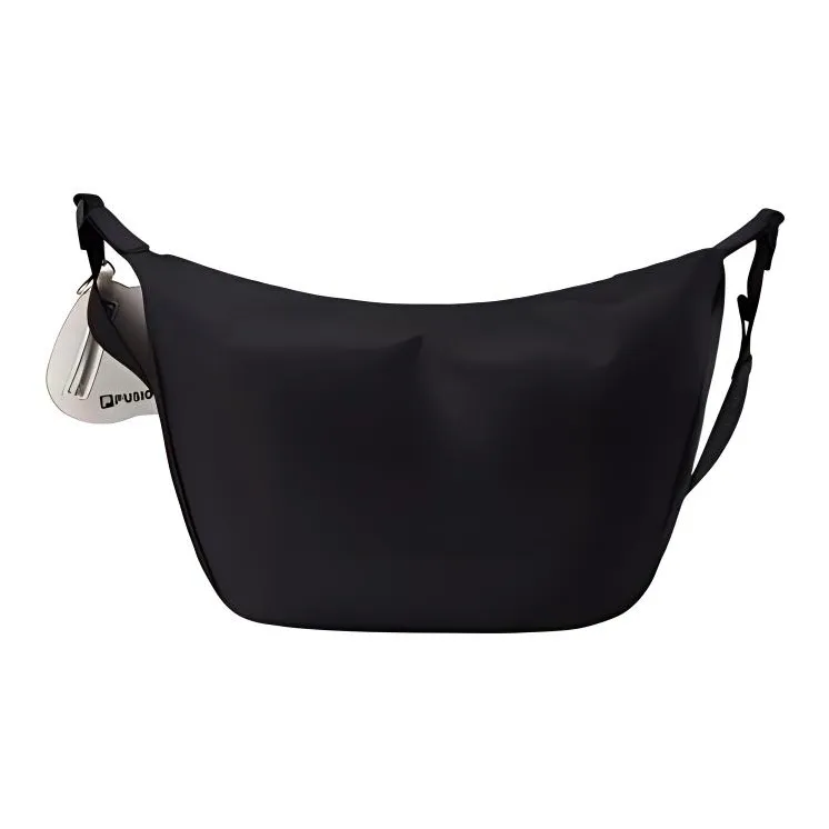 FILA FUSION Fabric Shoulder Bag, Crossbody Bag Regular Unisex Pitch Black-3